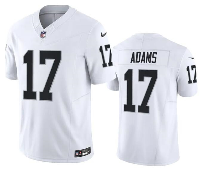 Youth Las Vegas Raiders #17 Davante Adams White 2023 F.U.S.E Vapor Untouchable Stitched Football Jersey